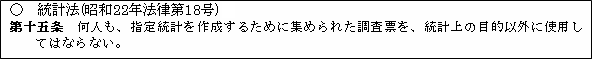 統計法 第15条