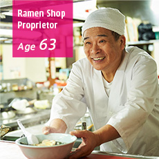 Ramen Shop Proprietor Age 63