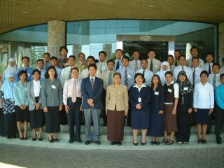 Trainees and lecturers for In-country training.