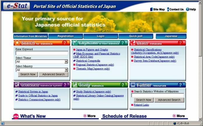 Portal Site of Official Statistics of Japan 