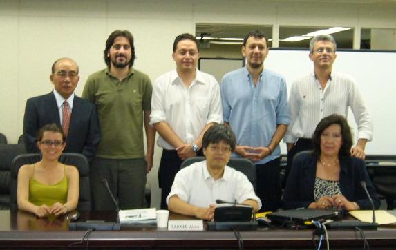 Trainees with senior staff of the SBJ