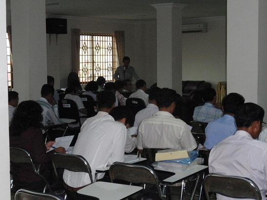 Photo 2. Training for Provincial Officers 