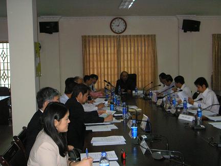 Photo 1. The 6th Census Technical Committee of 2011 Economic Census chaired by State Secretary