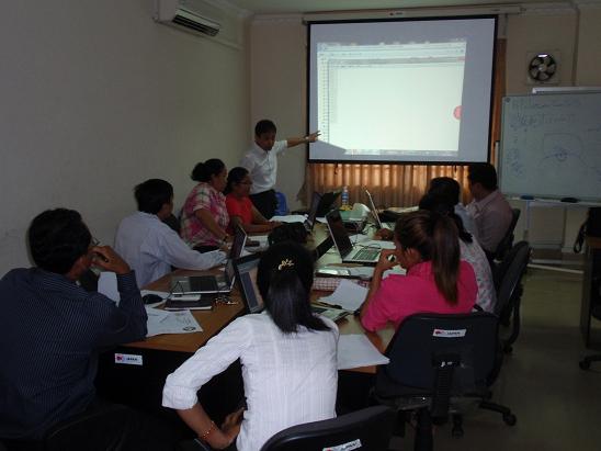Photo 1. Small Area Statistics - Data Processing Training for ROs and AROs