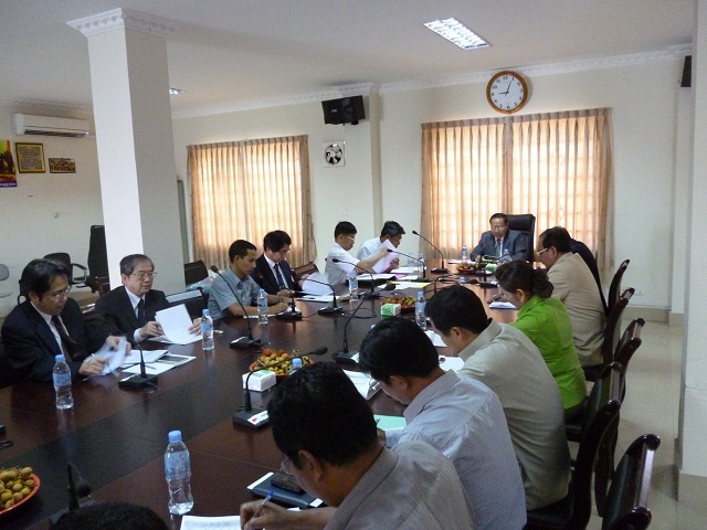 Photo 1. The Fifth Technical Committee of 2013CIPS chaired by Minister of Planning