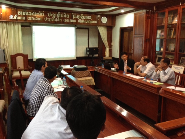 Photo 3. Presentation of 2011 Economic Census in Cambodia