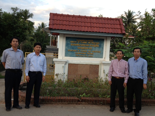 Photo 4. In front of Department of Planning and Investment, Luang Prabang Province