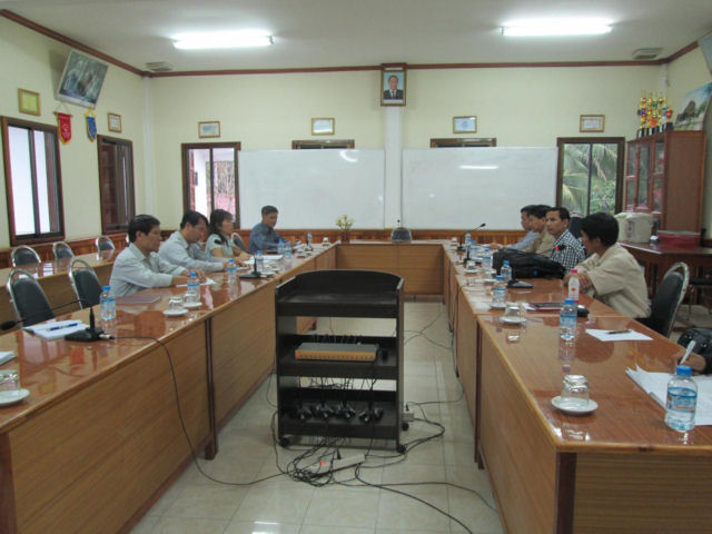 Photo 5. Technical Exchange with Department of Planning and Investment, Luang Prabang Province