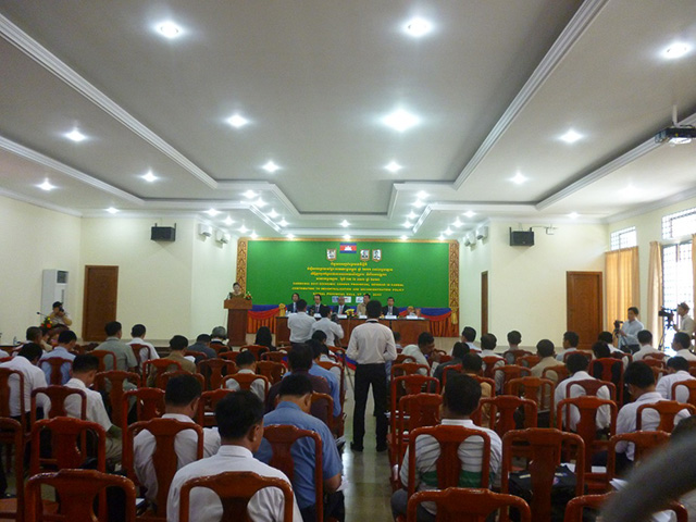 Photo 1. Attended by Provincial and District Officers in Kandal Province