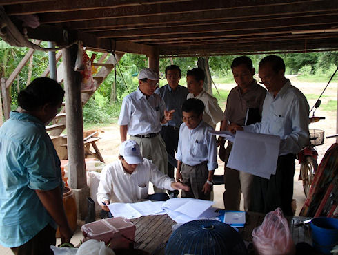 Photo 2. Field Study of Establishments in Battambang