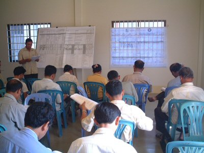 Photo 1. Training for Supervisors and Enumerators in Kompong Cham Province