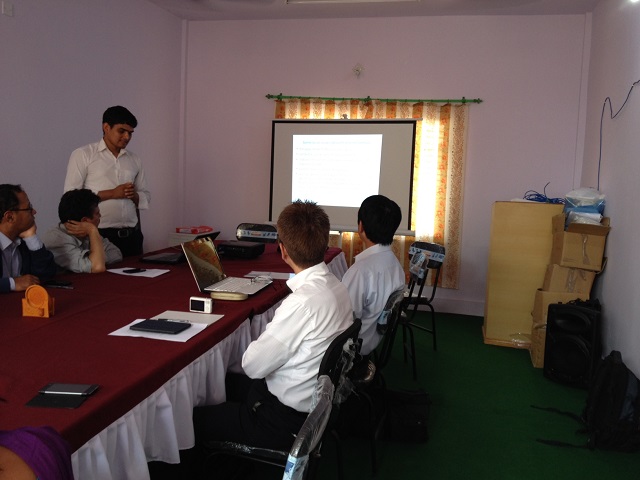 Photo 4. Presentation by Makawanpur Statistics Office of CBS