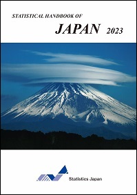 Cover photo is STATISTICAL HANDBOOK OF JAPAN 2023