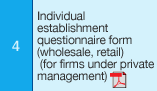 4. Individual establishment questionnaire form (wholesale, retail) (for firms under private management)