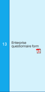 13. Enterprise questionnaire form