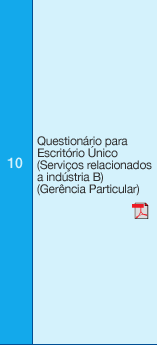 10 Questionário para Escritório Único (Serviços relacionados a indústria B) (Gerência Particular)