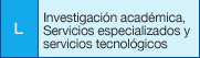 L: Investigación académica, Servicios especializados y servicios tecnológicos