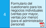 4 Formulario del cuestionario paralos negocios individuales (ventas por mayor, ventas por menor)(para el administrador personal)