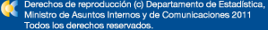 Derechos de reproducción (c) Departamento de Estadística, Ministro de Asuntos Internos y de Comunicaciones 2011 Todos los derechos reservados.