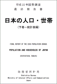 日本の人口・世帯　下巻　表紙