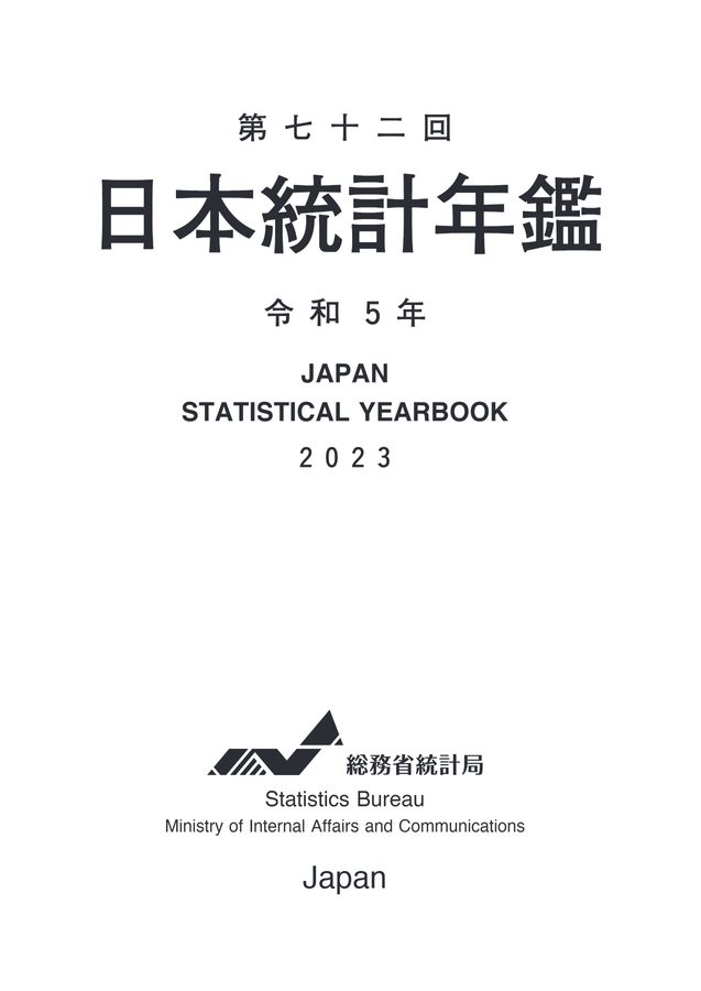 日本統計年鑑 第38回 1988 日本統計年鑑 第38回 1988