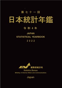 第七十一回　日本統計年鑑　表紙 こちらから全文閲覧ができます。