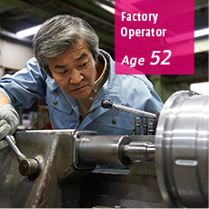 Factory Operator Age 52