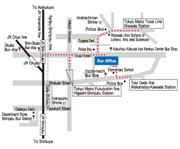 Map explain the access information of transportation after this map For visiting the Ministry,please use public transportation facilities