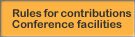 Rules for contribution Conference facilities