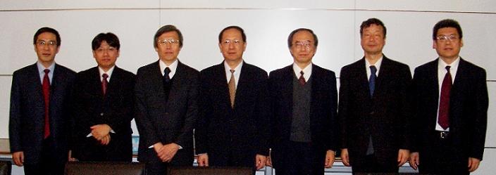 The twenty-sixth Japanese Statistical Mission with Mr. Xie Hongguang and senior staff of the NBS