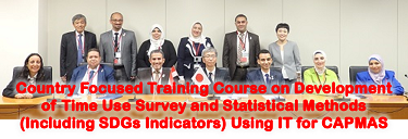 Country Focused Training Course on Development of Time Use Survey and Statistical Methods (Including SDGs Indicators) Using IT for CAPMAS