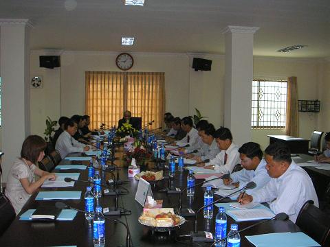 Photo 1. The 3rd Census Technical Committee of 2011 Economic Census chaired by State Secretary