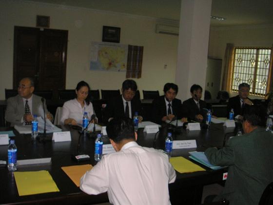 Photo 2. 1st Joint Coordinating Committee (JICA side)