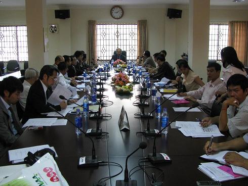 Photo 1. The 5th Census Technical Committee of 2011 Economic Census chaired by State Secretary
