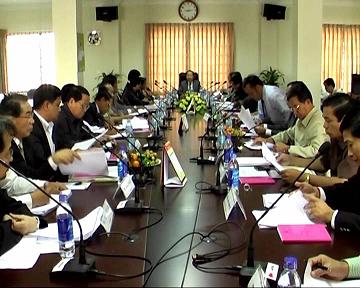 Photo 1. The 3rd National Census Committee of 2011 Economic Census chaired by Senior Minister