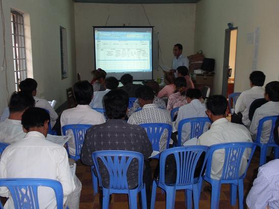Photo 2. Training for Supervisors and Enumarators in Mondul Kiri Province
