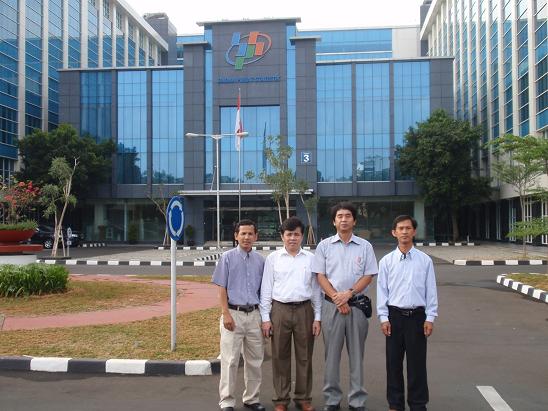 Photo 1. In front of Statistics Indonesia (BPS)