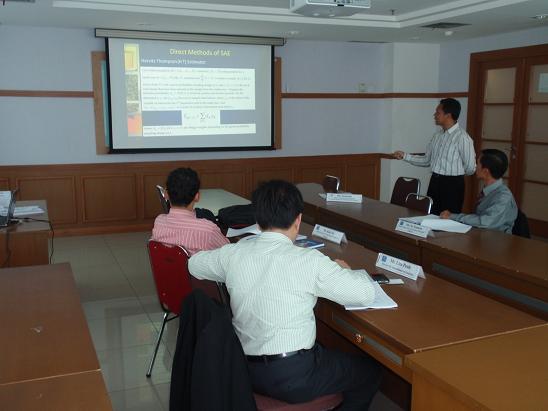 Photo 2. Training in Statistics Indonesia (BPS)