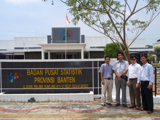 Photo 3. In front of BPS Banten Provincial Office