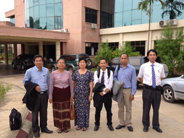 Photo 1. In front of Central Statistical Organization, Myanmar