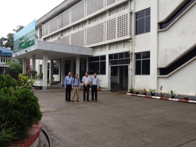 Photo 4. In front of CSO Yangon Branch
