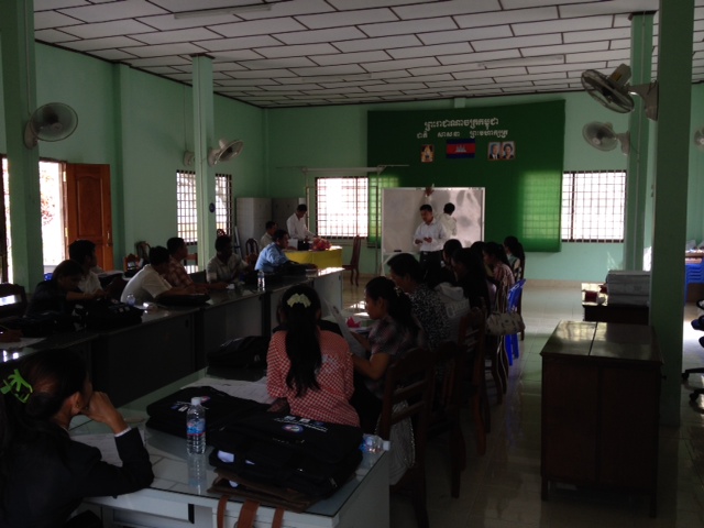 Training for Supervisors and Enumerators I (Kratie)