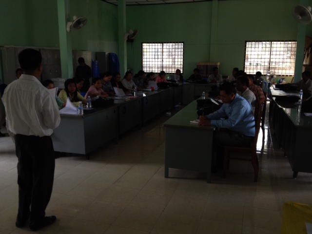 Training for Supervisors and Enumerators II (Kratie)