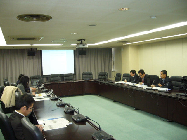 Photo 2. Training on Economic Statistics Survey in Japan