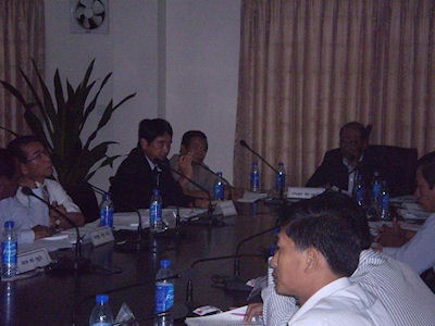 Photo 1. Attending at the 1st Census Technical Committee (CTC) chaired by State Secretary of Planning, Cambodia