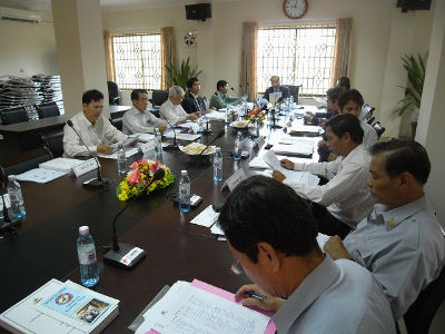 Photo 1. Attending at the 2nd Census Technical Committee (CTC) chaired by State Secretary of Planning, Cambodia
