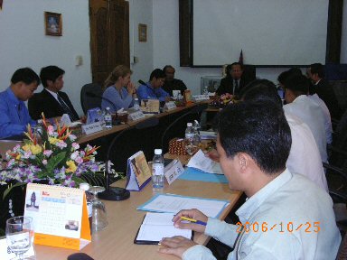 Photo 1. Attending at the 4th Census Technical Committee (CTC) chaired by Minister of Planning, Cambodia