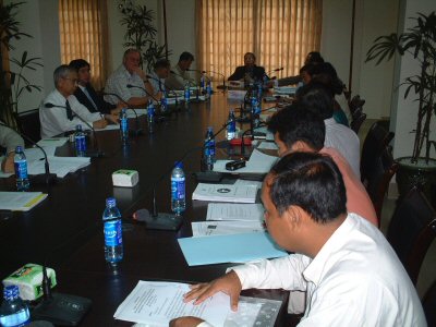 Photo 1. Attending at the 8th Census Technical Committee (CTC) chaired by Minister of Planning, Cambodia