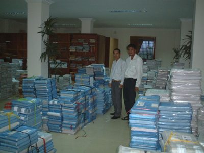 Photo 1. Storage of Population Census Forms