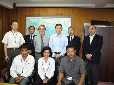 Photo 3. Courtesy Call on Director-General of the Statistics Bureau of Japan.